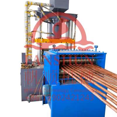 Automatic casting machinery equipments straightening and chamfering zinc/bronze/brass/Copper strip continuous casting machine