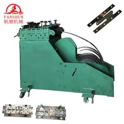 Straightening machine for hinge production